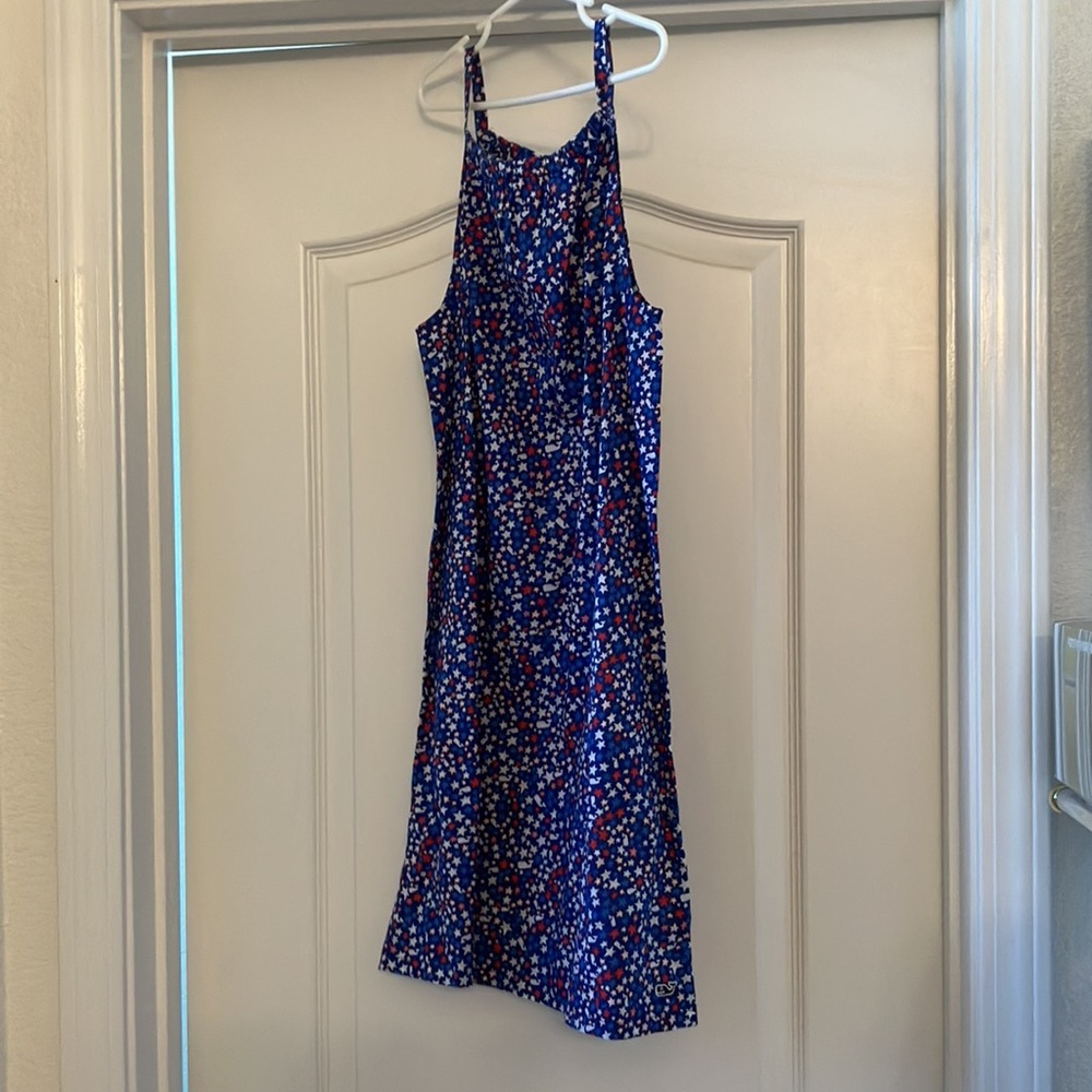 Vineyard Vines red white blue patriotic dress
